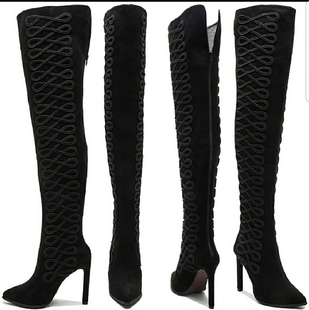 Brand new Jeffrey Campbell thigh high boots